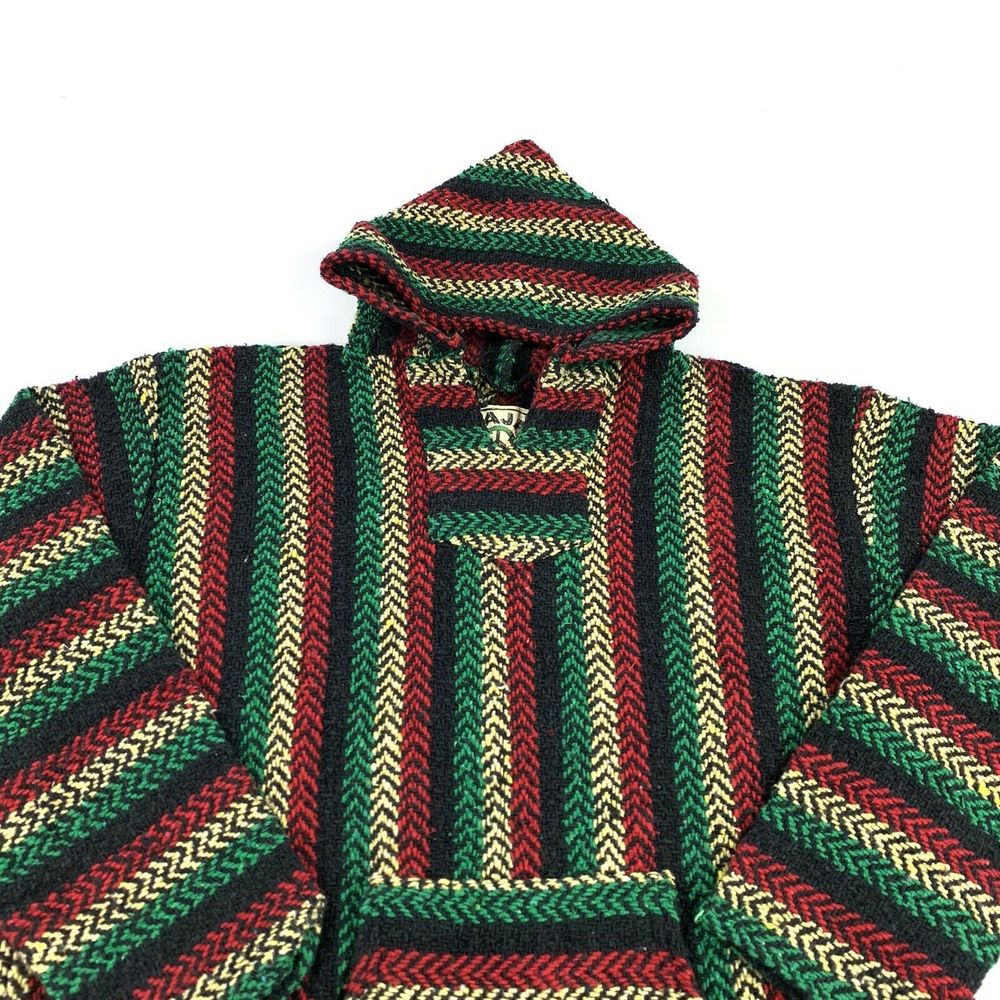 Baja Joe Rastafari Color Skate Surf Baja Hoodie